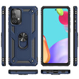 Härte getestete, stoßdämpfende Handyhülle für Samsung Galaxy A52 / A52 5G / A52S 5G in Blau