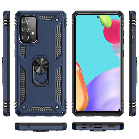 Härte getestete, stoßdämpfende Handyhülle für Samsung Galaxy A52 / A52 5G / A52S 5G in Blau