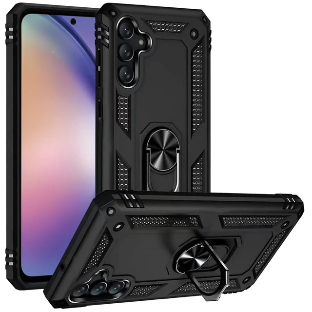 Härte getestete, stoßdämpfende Handyhülle für Samsung Galaxy A54 5G in Schwarz
