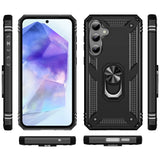 Härte getestete, stoßdämpfende Handyhülle für Samsung Galaxy A55 5G in Schwarz