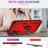 Härte getestete, stoßdämpfende Handyhülle für Samsung Galaxy A56 5G in Rot