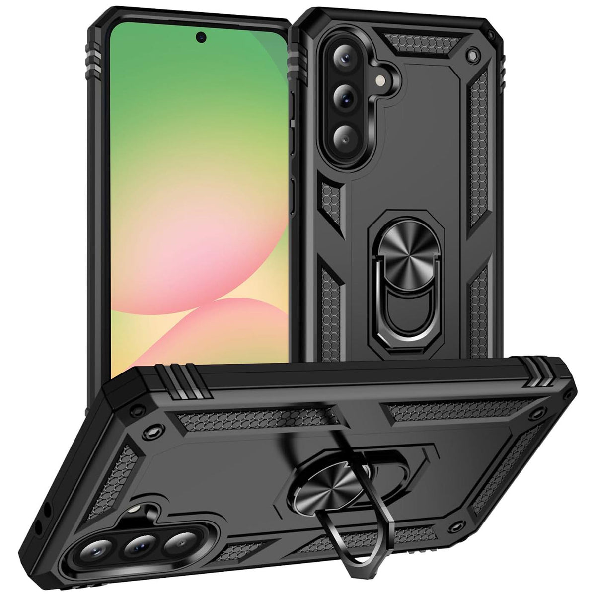 Samsung Galaxy A57 5G - Military Hülle mit Ringhalter