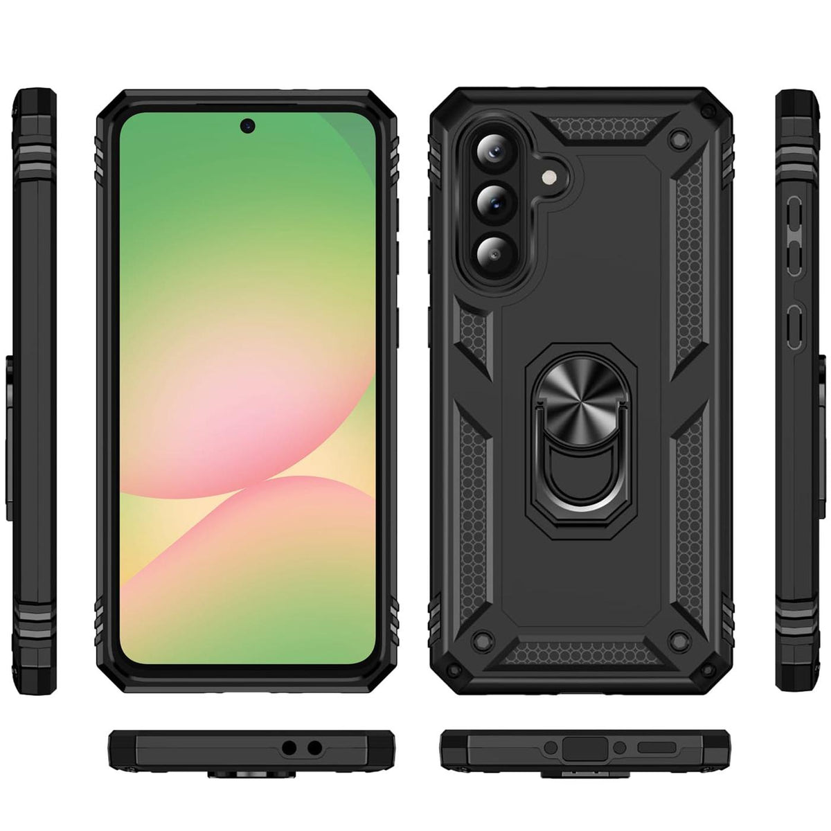 Samsung Galaxy A57 5G - Military Hülle mit Ringhalter