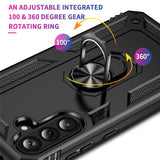 Samsung Galaxy A57 5G - Military Hülle mit Ringhalter