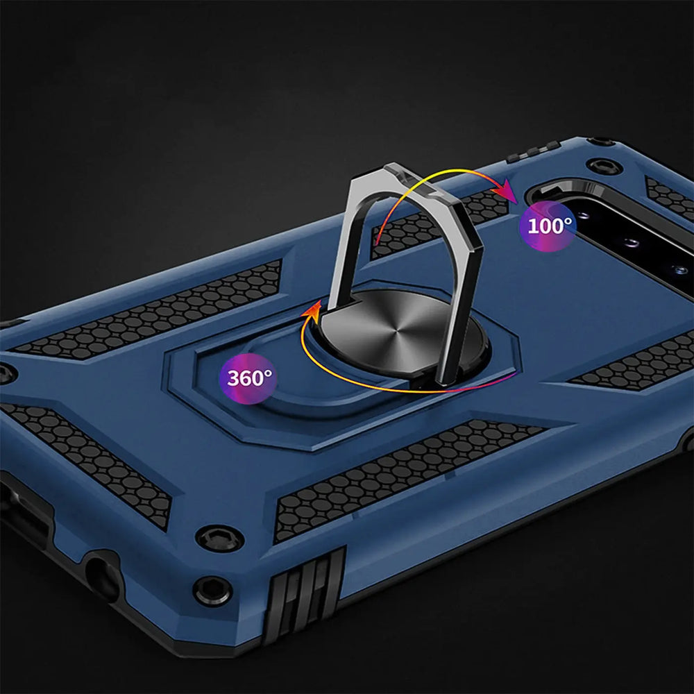 Härte getestete, stoßdämpfende Handyhülle für Samsung Galaxy S10 Plus in Blau