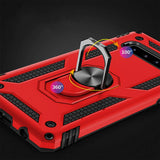 Härte getestete, stoßdämpfende Handyhülle für Samsung Galaxy S10 Plus in Rot