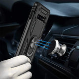 Härte getestete, stoßdämpfende Handyhülle für Samsung Galaxy S10 Plus in Schwarz