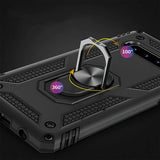 Härte getestete, stoßdämpfende Handyhülle für Samsung Galaxy S10 Plus in Schwarz