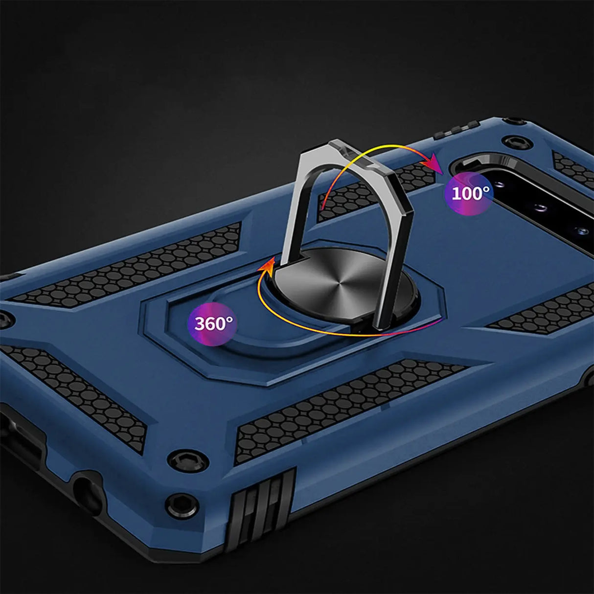 Härte getestete, stoßdämpfende Handyhülle für Samsung Galaxy S10e in Blau