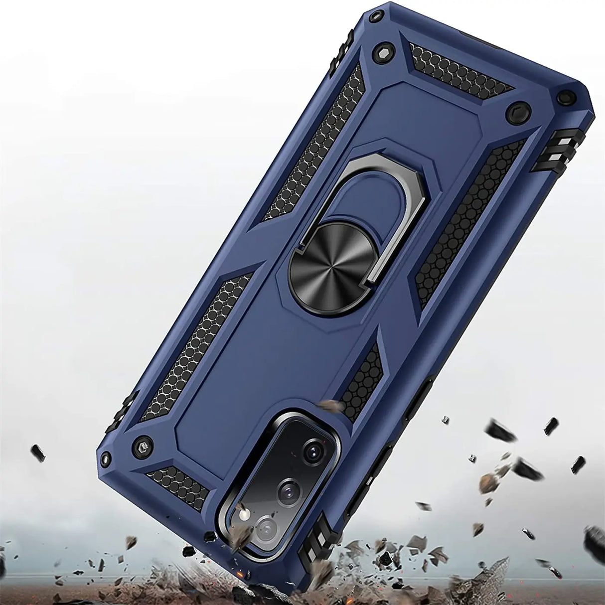 Härte getestete, stoßdämpfende Handyhülle für Samsung Galaxy S20 in Blau