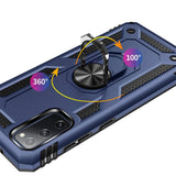 Härte getestete, stoßdämpfende Handyhülle für Samsung Galaxy S20 FE in Blau