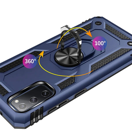 Härte getestete, stoßdämpfende Handyhülle für Samsung Galaxy S20 FE in Blau