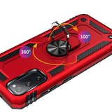 Härte getestete, stoßdämpfende Handyhülle für Samsung Galaxy S20 FE in Rot