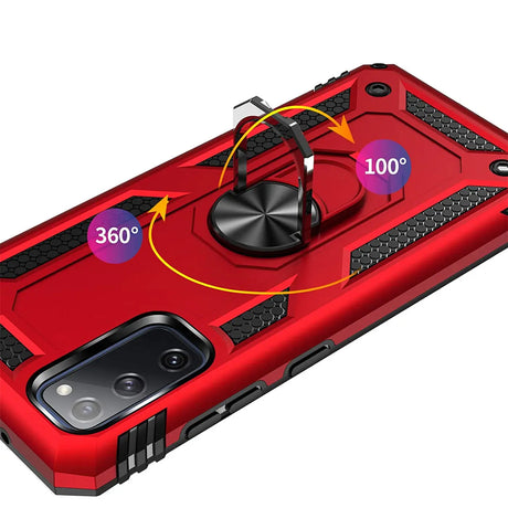 Härte getestete, stoßdämpfende Handyhülle für Samsung Galaxy S20 FE in Rot