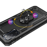 Härte getestete, stoßdämpfende Handyhülle für Samsung Galaxy S20 FE in Schwarz