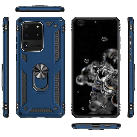 Härte getestete, stoßdämpfende Handyhülle für Samsung Galaxy S20 Ultra in Blau