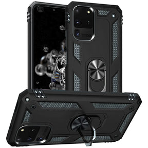 Härte getestete, stoßdämpfende Handyhülle für Samsung Galaxy S20 Ultra in Schwarz