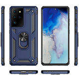 Härte getestete, stoßdämpfende Handyhülle für Samsung Galaxy S21 Ultra in Blau