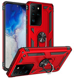 Härte getestete, stoßdämpfende Handyhülle für Samsung Galaxy S21 Ultra in Rot