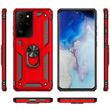 Härte getestete, stoßdämpfende Handyhülle für Samsung Galaxy S21 Ultra in Rot