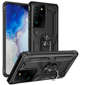 Härte getestete, stoßdämpfende Handyhülle für Samsung Galaxy S21 Ultra in Schwarz