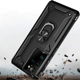 Härte getestete, stoßdämpfende Handyhülle für Samsung Galaxy S21 Ultra in Schwarz