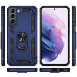 Härte getestete, stoßdämpfende Handyhülle für Samsung Galaxy S22 Plus in Blau