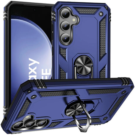 Härte getestete, stoßdämpfende Handyhülle für Samsung Galaxy S23 FE in Blau