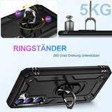 Härte getestete, stoßdämpfende Handyhülle für Samsung Galaxy S23 in Schwarz