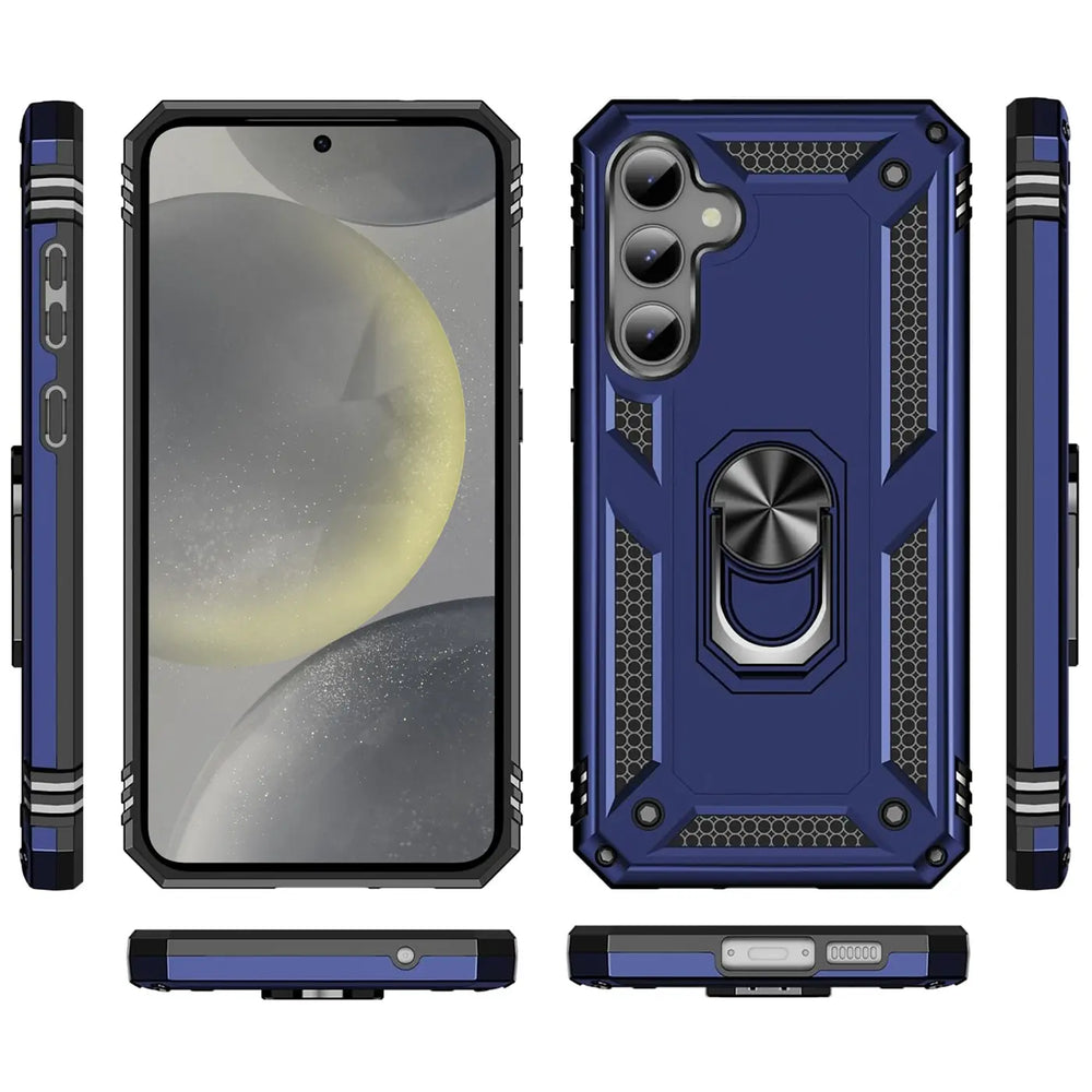 Härte getestete, stoßdämpfende Handyhülle für Samsung Galaxy S24 Plus in Blau