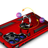 Härte getestete, stoßdämpfende Handyhülle für Samsung Galaxy S24 Ultra in Rot