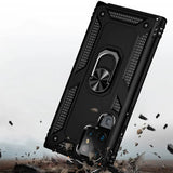 Härte getestete, stoßdämpfende Handyhülle für Samsung Galaxy S24 Ultra in Schwarz