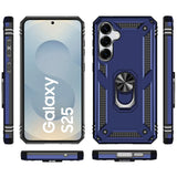 Härte getestete, stoßdämpfende Handyhülle für Samsung Galaxy S25 in Blau