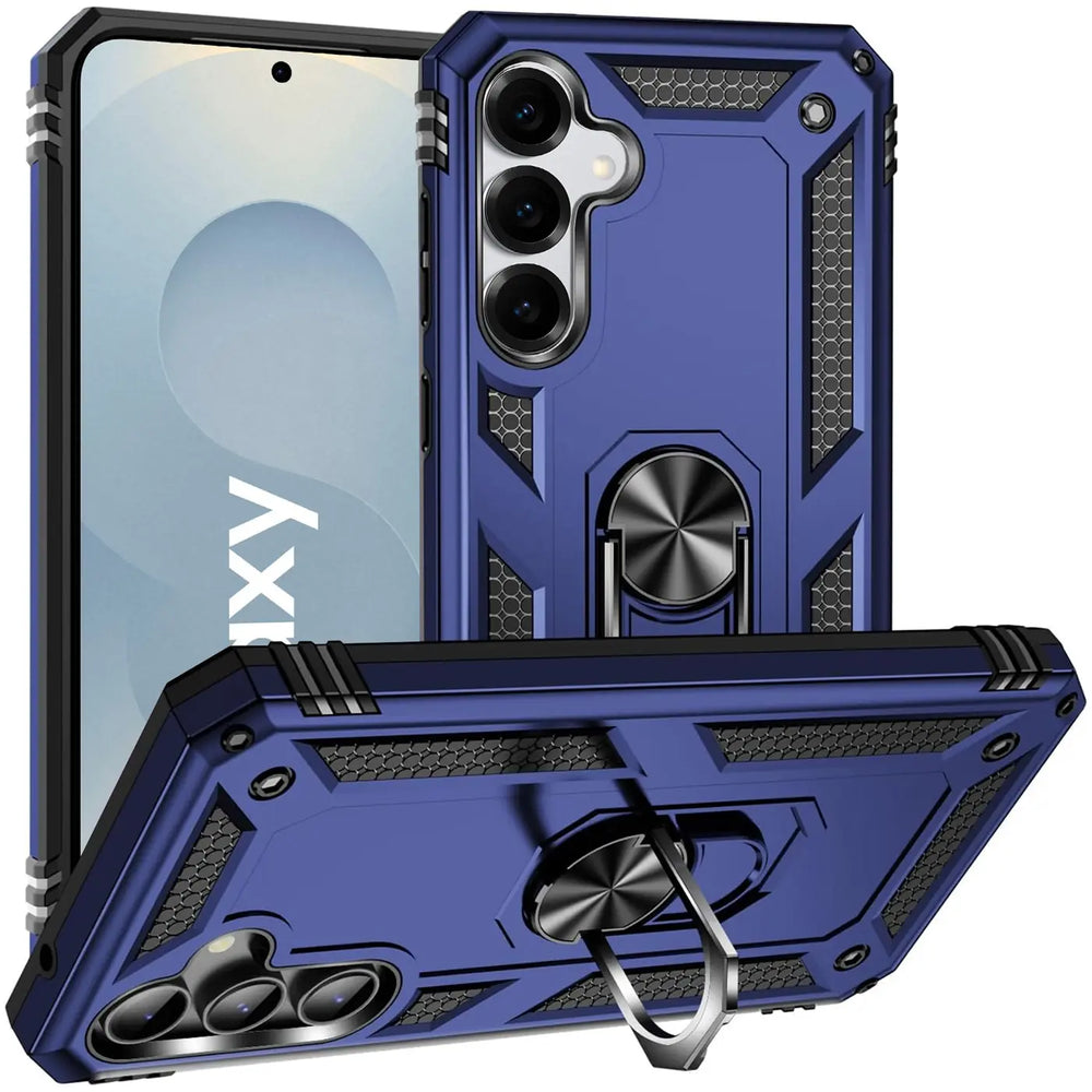 Härte getestete, stoßdämpfende Handyhülle für Samsung Galaxy S25+ in Blau