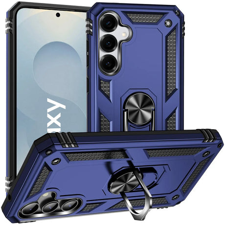 Härte getestete, stoßdämpfende Handyhülle für Samsung Galaxy S25+ in Blau