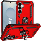 Härte getestete, stoßdämpfende Handyhülle für Samsung Galaxy S25 in Rot