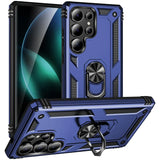 Härte getestete, stoßdämpfende Handyhülle für Samsung Galaxy S25 Ultra in Blau