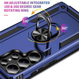 Härte getestete, stoßdämpfende Handyhülle für Samsung Galaxy S25 Ultra in Blau