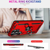 Härte getestete, stoßdämpfende Handyhülle für Samsung Galaxy S25 Ultra in Rot