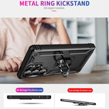 Härte getestete, stoßdämpfende Handyhülle für Samsung Galaxy S25 Ultra in Schwarz