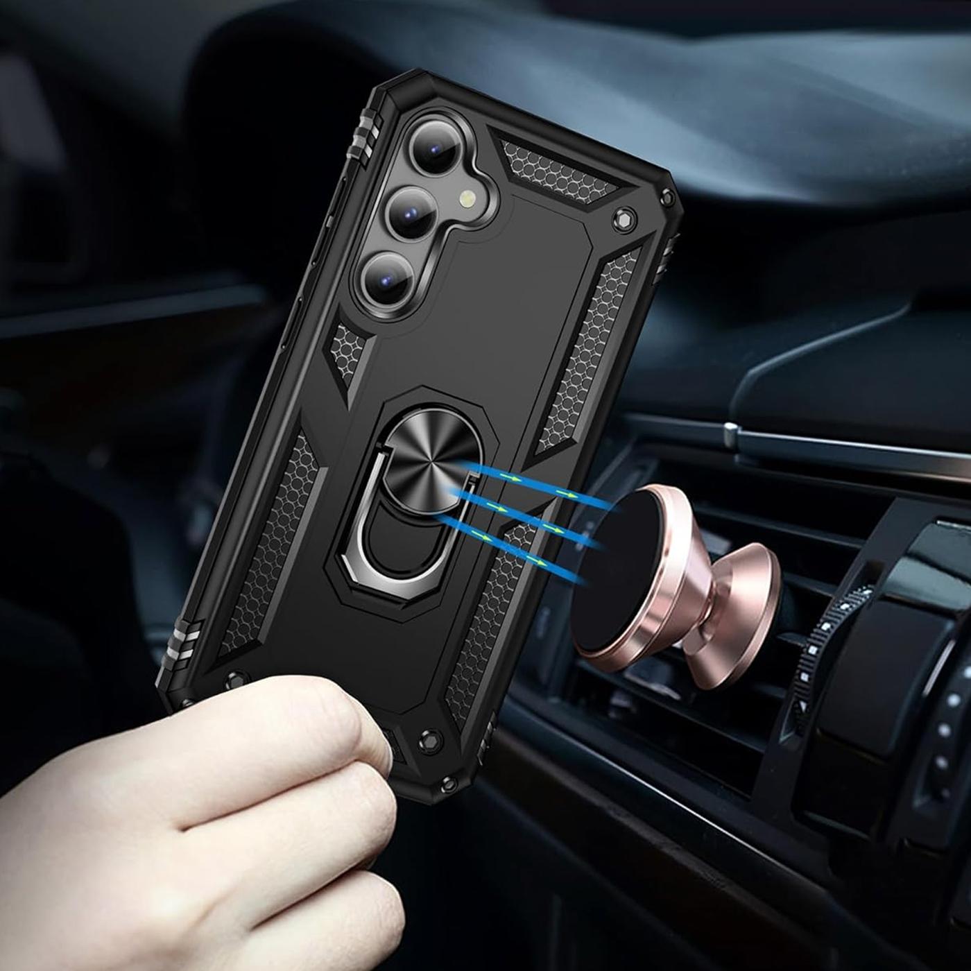 Samsung Galaxy S26 Plus - Military Hülle mit Ringhalter