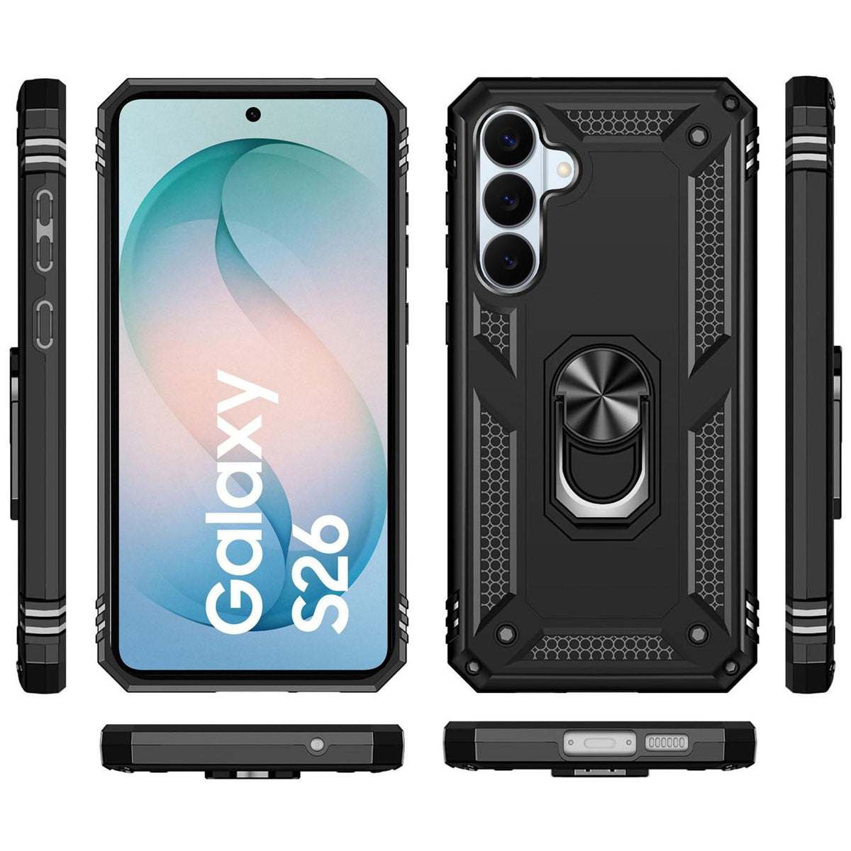 Samsung Galaxy S26 - Military Hülle mit Ringhalter