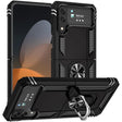Härte getestete, stoßdämpfende Handyhülle für Samsung Galaxy Z Flip 3 in Schwarz