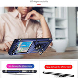 Härte getestete, stoßdämpfende Handyhülle für Samsung Galaxy Z FLIP 5 in Blau