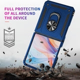 Härte getestete, stoßdämpfende Handyhülle für Samsung Galaxy Z FLIP 7 in Blau