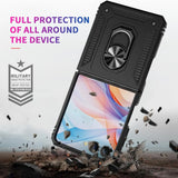 Härte getestete, stoßdämpfende Handyhülle für Samsung Galaxy Z FLIP 7 in Schwarz