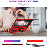 Härte getestete, stoßdämpfende Handyhülle für Samsung Galaxy Z FOLD 3 in Rot