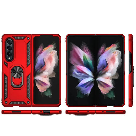 Härte getestete, stoßdämpfende Handyhülle für Samsung Galaxy Z FOLD 4 in Rot