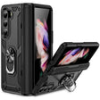 Härte getestete, stoßdämpfende Handyhülle für Samsung Galaxy Z FOLD 5 in Schwarz