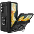 Härte getestete, stoßdämpfende Handyhülle für Samsung Galaxy Z FOLD 6 in Schwarz
